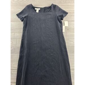 Jones New York Women's Boardwalk Dress Short Sleeve Long Back Zipper NWT